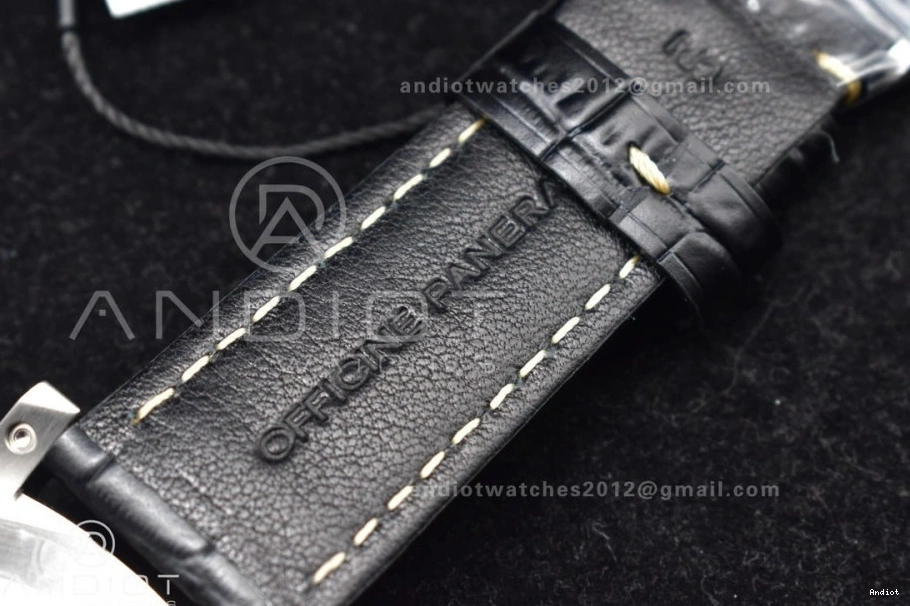 PAM1312 Leather Black Best 1:1 Dial P.9010 SBF Clone on Strap Edition Black 0418